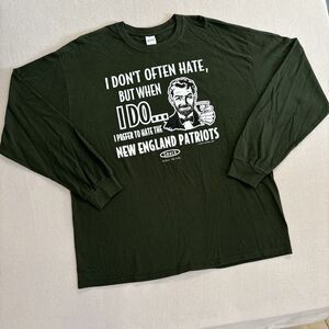 New England Patriots XL Hate Shirt NFL Football T Shirt SMACK Apparel‎ EXCELLENT